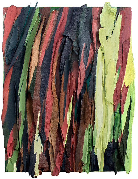 EUCALIPTO XX Técnica mixta sobre tabla, 35x27cm. 2021